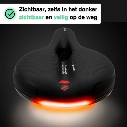 ComfortRide™️ Fietszadel | Elimineert fietspijn en verhoogt comfort