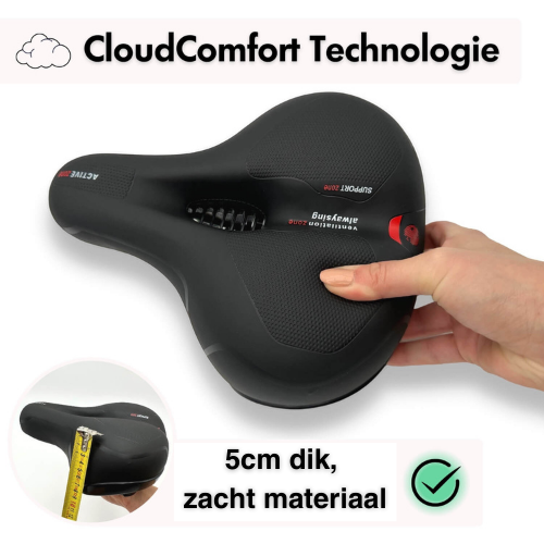 ComfortRide™️ Fietszadel | Elimineert fietspijn en verhoogt comfort