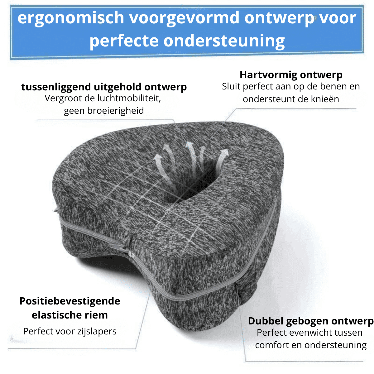 ComfyHip Pillow™ I Medisch bewezen heuppijn en Ischias oplossing